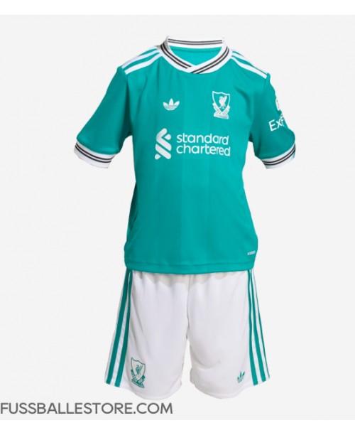 Günstige Liverpool Florian Wirtz #7 3rd trikot Kinder 2025-26 Kurzarm (+ Kurze Hosen)